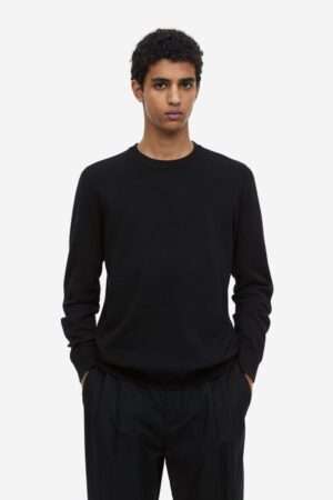 Slim Fit Fine-knit Cotton Sweater